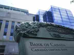 La Banque du Canada à Ottawa.