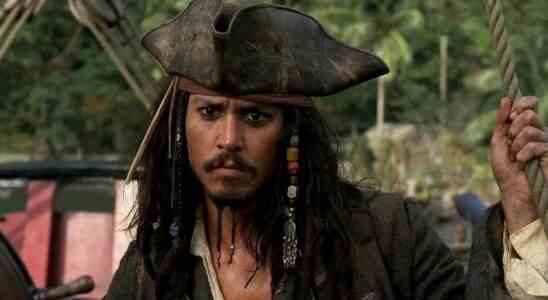 Johnny Depp in Pirates of the Caribbean: The Curse of the Black Pearl