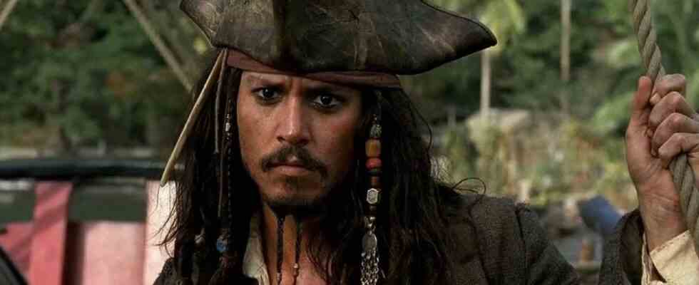 Johnny Depp in Pirates of the Caribbean: The Curse of the Black Pearl