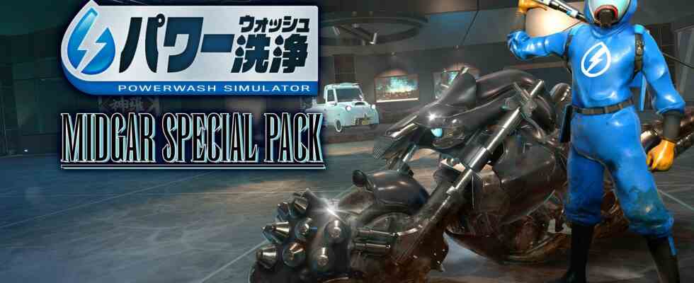 PowerWash Simulator - DLC gratuit sur le thème de Final Fantasy VII 'Midgar Special Pack' annoncé