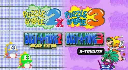 Puzzle Bobble 2X / BUST-A-MOVE 2 Arcade Edition et Puzzle Bobble 3 / BUST-A-MOVE 3 S-Tribute seront lancés le 2 février