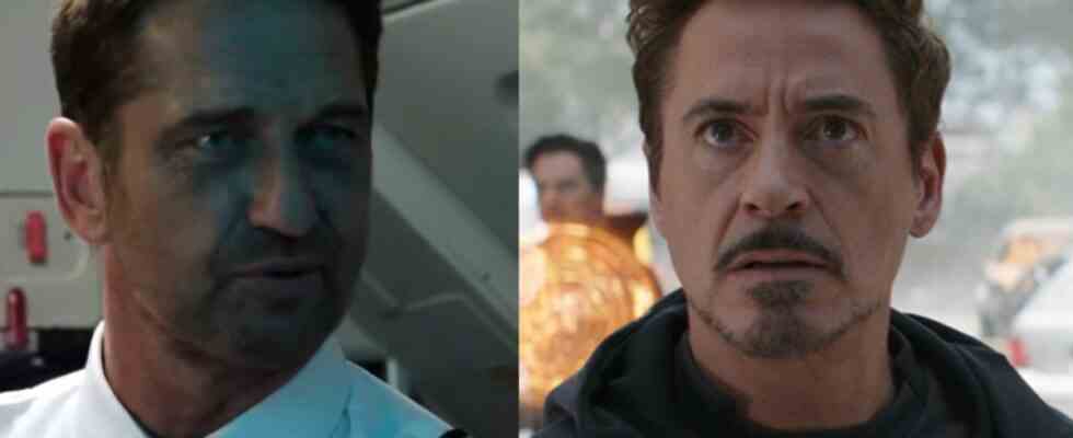 Robert Downey Jr. Low-Key aime les films "Has Fallen" de Gerard Butler, et l'acteur a partagé un doux e-mail que la star de Marvel a envoyé en soutien