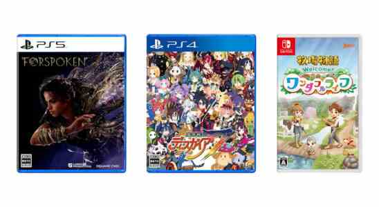 Sorties de jeux japonais de cette semaine : Disgaea 7, Forspoken, Story of Seasons : A Wonderful Life, plus