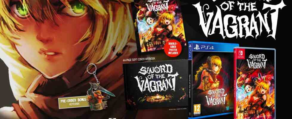 Sword of the Vagrant édition physique pour PS4, Switch lance le 2 juin en Europe