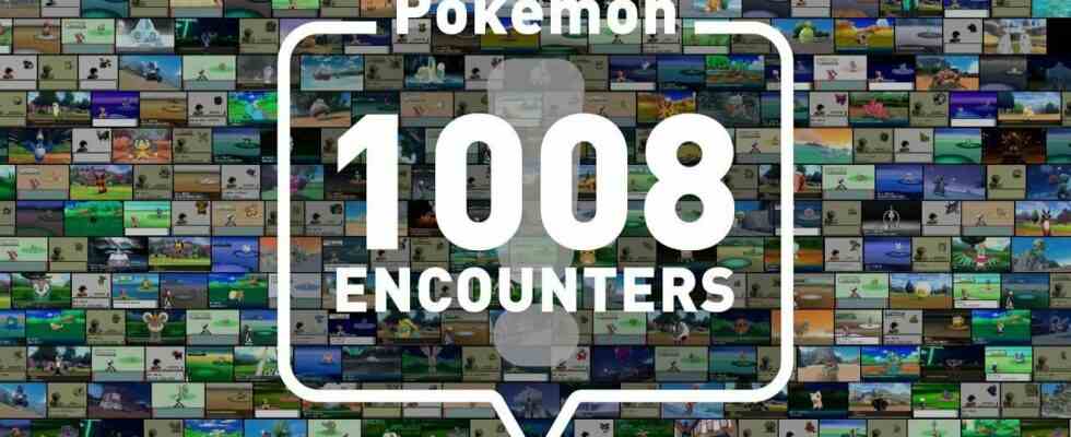 The Pokémon Company partagera demain une vidéo spéciale "Pokémon 1008 Encounters"