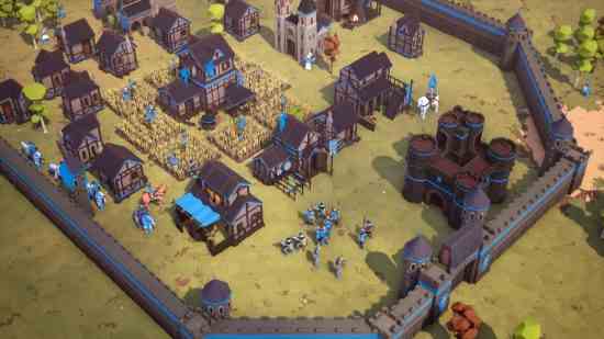 Les meilleurs jeux comme Age of Empires - une ville médiévale dans Empires Apart.
