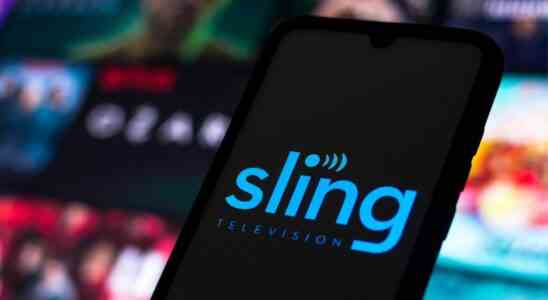 Sling TV logo seen displayed on a smartphone