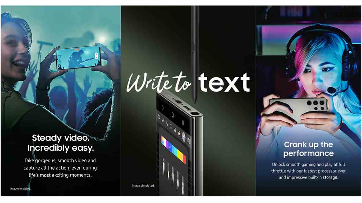 Fuite des images marketing du Samsung Galaxy S23