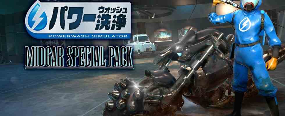 PowerWash Simulator révèle le DLC du pack spécial Final Fantasy VII Midgar