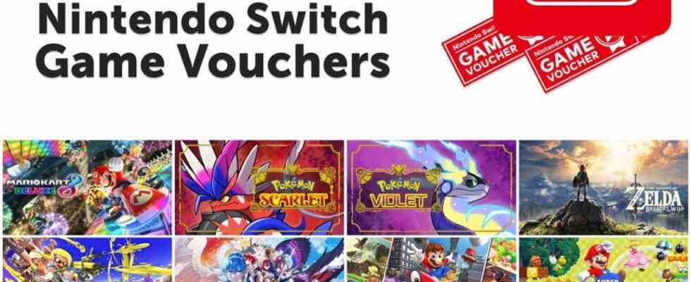 Nintendo ramène les bons de jeu Switch en Amérique du Nord