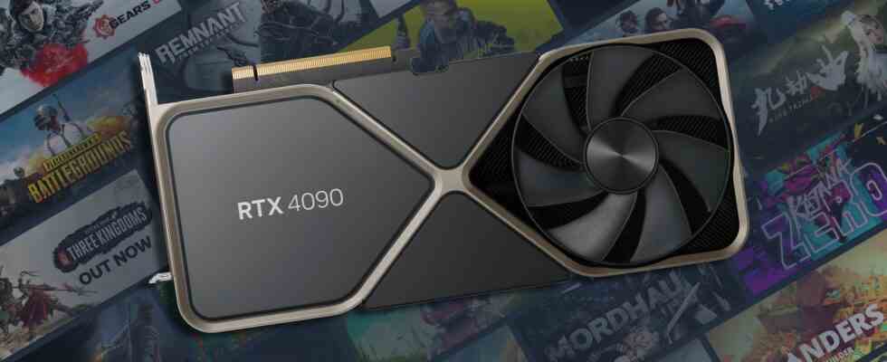 De plus en plus de joueurs Steam utilisent désormais Nvidia RTX 4090 comme GPU principal