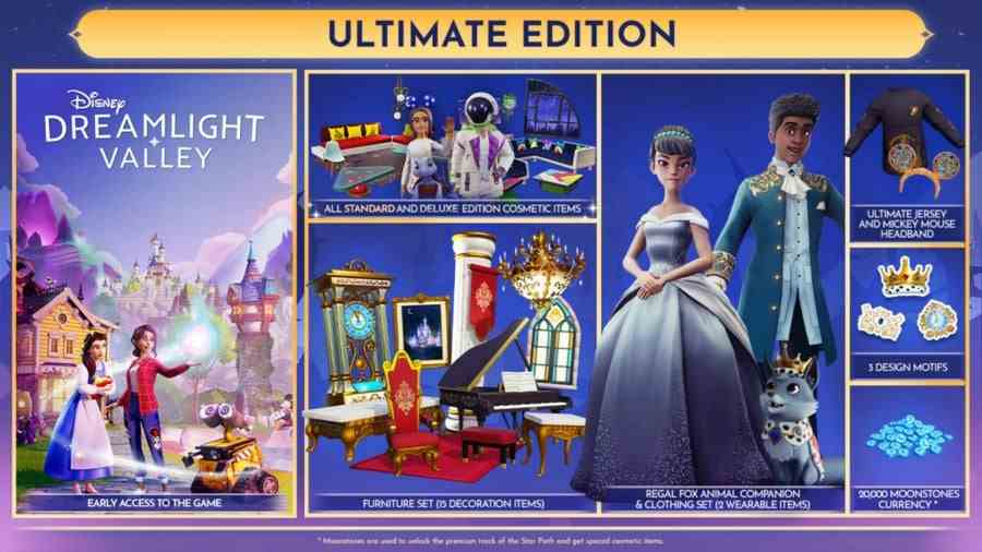 Disney Dreamlight Valley : Quelle est la différence entre les éditions Standard, Deluxe et Ultimate ?  2