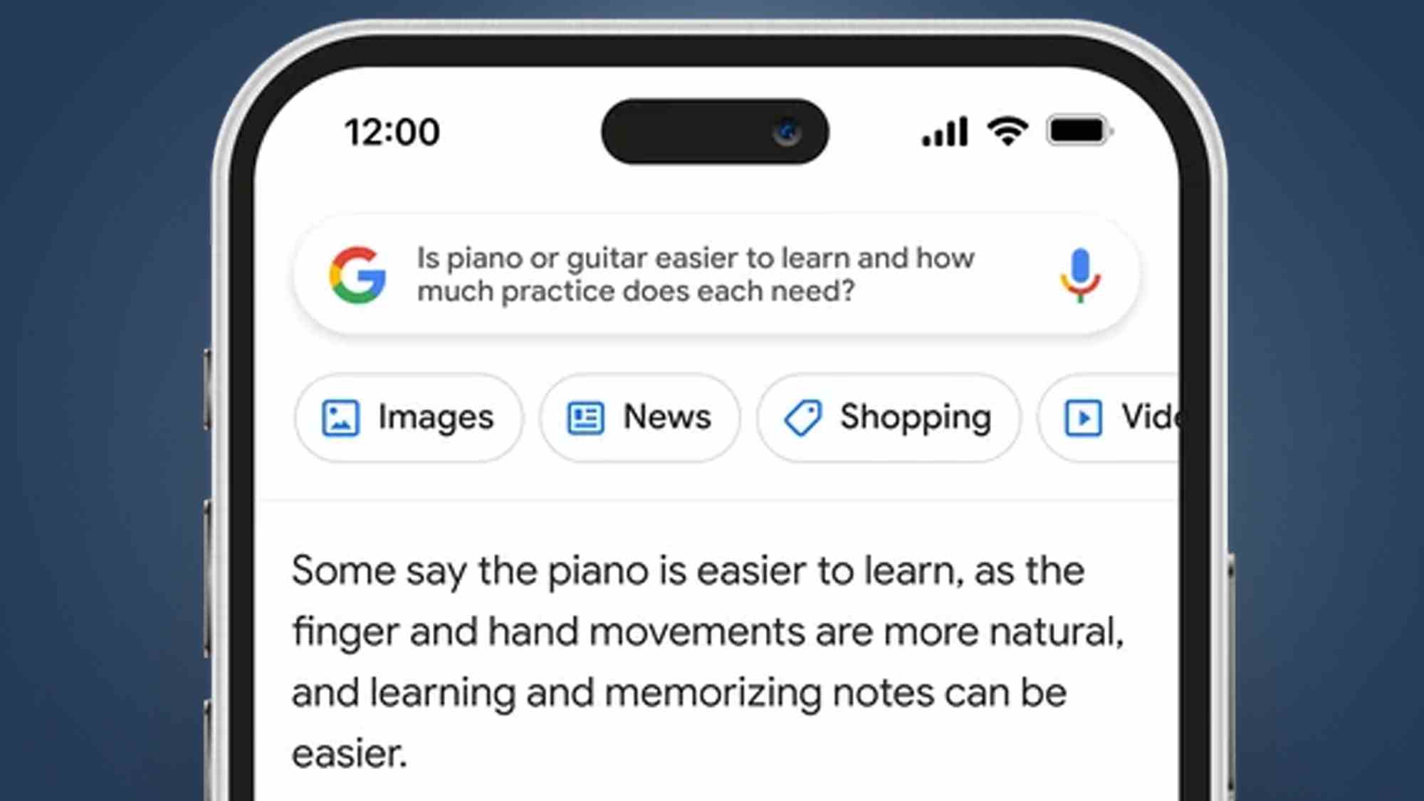 Le chatbot Google Bard répondant à une question sur un écran de téléphone
