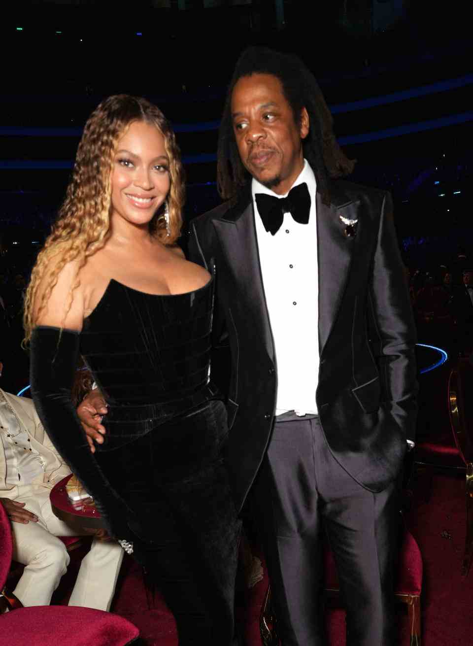Beyoncé&# xe9 ;  et Jay-Z aux Grammy Awards à la Crypto.com Arena le 05 février 2023