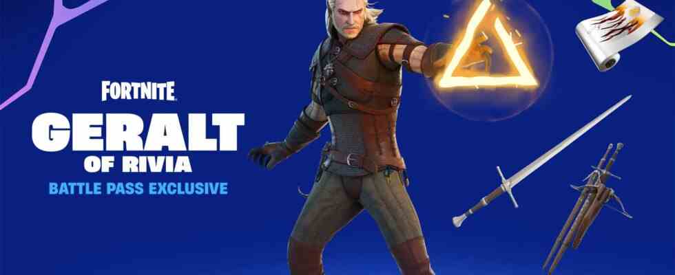 Fortnite x The Witcher: Fortnite adds Geralt of Rivia