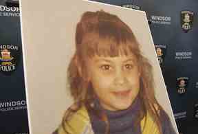 Ljubica Topic, six ans, a été assassinée à Windsor en 1971. Photo d'archive