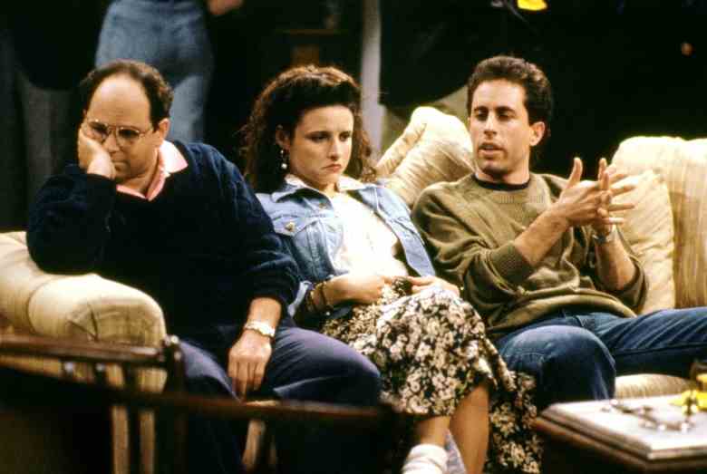 SEINFELD, Jason Alexander, Julia Louis-Dreyfus, Jerry Seinfeld, (saison 1), 1990-98, (c) Castle Rock Entertainment / Courtsey Everett Collection