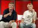 Les chanteurs et frères Nick (L) et Aaron Carter répondent aux questions sur leur nouvelle émission de télé-réalité 
