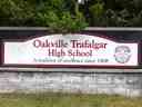 Oakville Trafalgar High School à Oakville, en Ontario.