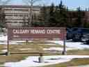 Le Centre de détention provisoire de Calgary le 26 mars 2020. 