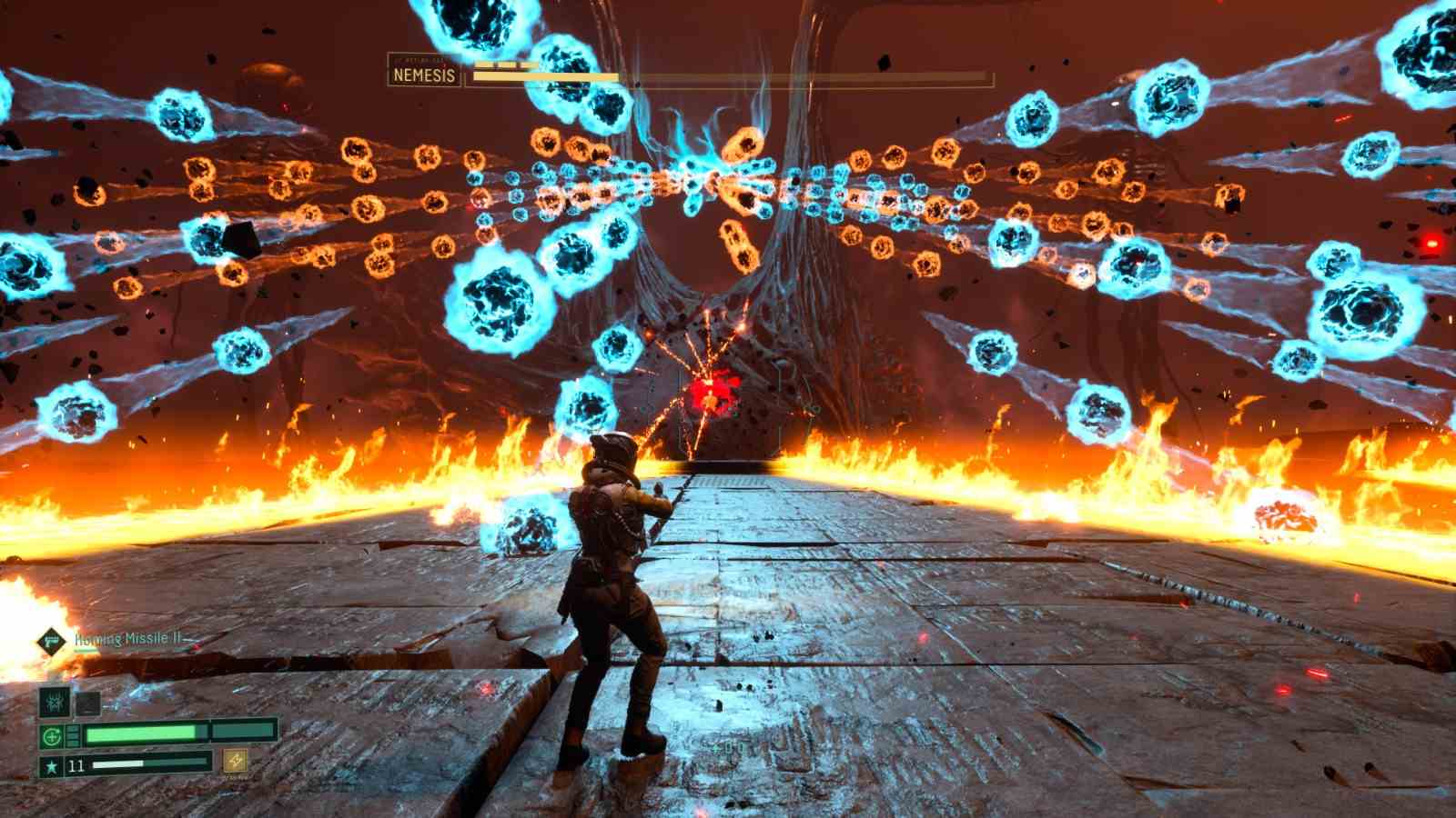 Une représentation du gameplay de l'enfer de Returnal