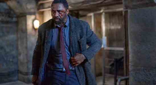Luther. Idris Elba as John Luther in Luther. Cr. John Wilson/Netflix © 2023
