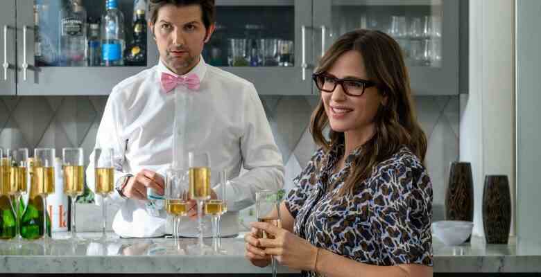 PARTY DOWN, from left: Adam Scott, Jennifer Garner, 'Jack Botty's Surprise Party', (Season 3, ep. 302, aired March 3, 2023). photo: Colleen Hayes / © Starz / Courtesy Everett Collection