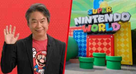 Aléatoire: Miyamoto Charms à l'inauguration de Super Nintendo World à Hollywood