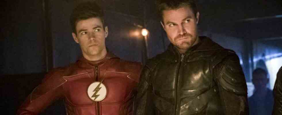 the flash arrow crossover barry allen oliver queen the cw
