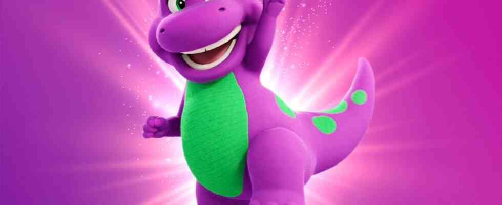 Barney reboot Mattel 2024 animated series movies YouTube videos music - Barney redesign