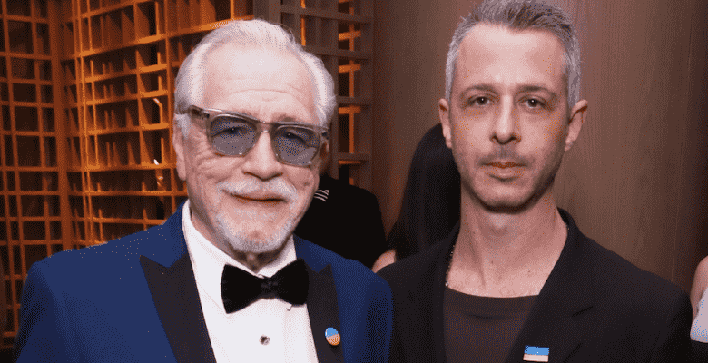 "Succession" co-stars Brian Cox and Jeremy Strong