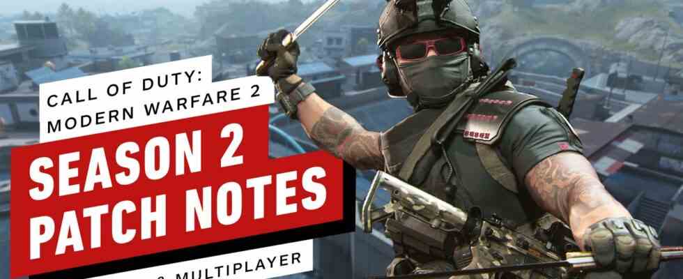 Call of Duty: Modern Warfare 2 et Warzone 2 - Tous les changements de la saison 2 expliqués