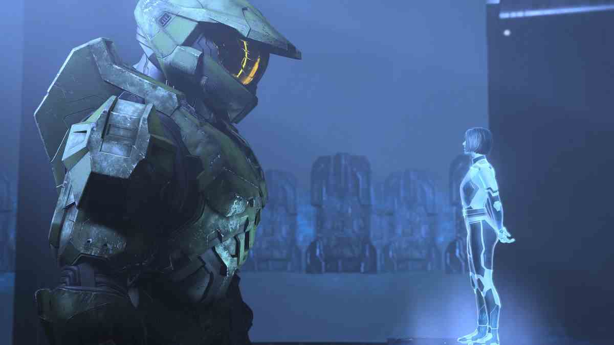 Master Chief et l'Arme (Cortana) dans Halo Infinite