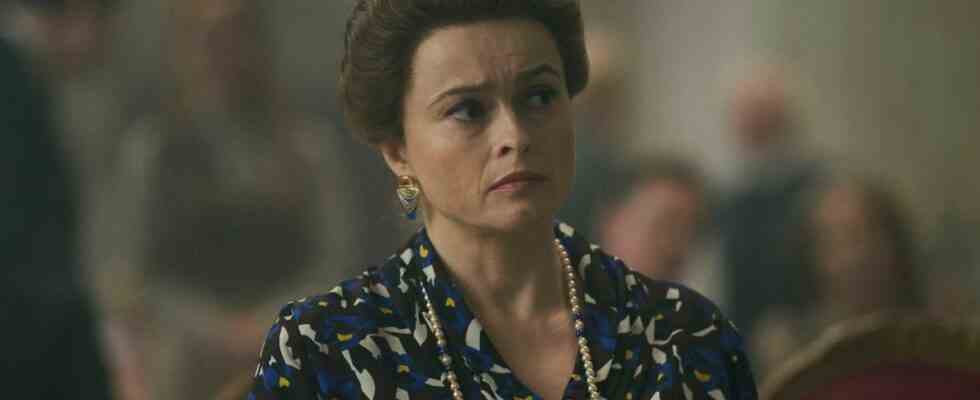 Helena Bonham Carter as Princess Margaret on The Crown