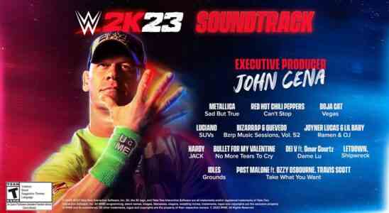 John Cena a organisé et produit la bande originale de WWE 2K23 - Terminal Gamer - Le jeu est notre passion