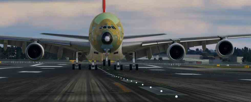 L'Airbus A380 gratuit de Microsoft Flight Simulator obtient une vidéo impressionnante ;  FSLTL ajoute la prise en charge du trafic FS