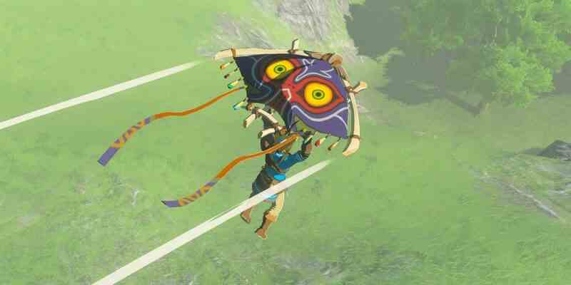 La nouvelle légende de Zelda : les captures d'écran de Tears Of The Kingdom montrent des parapentes personnalisés