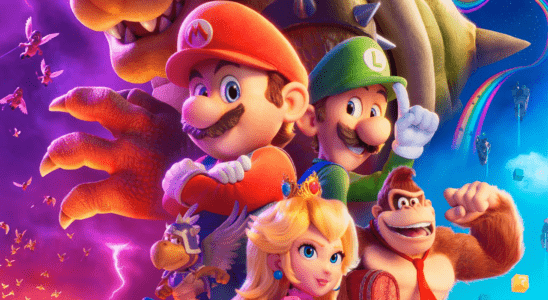 L'affiche du film Super Mario Bros. présente tous nos personnages préférés du royaume des champignons