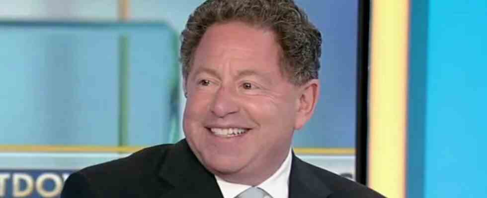 Bobby Kotick appearing on Fox Business