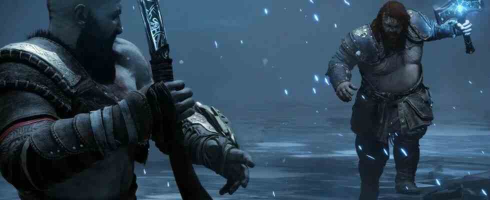Le combat de Thor contre Kratos s'est terminé différemment dans les premières esquisses de God of War Ragnarök