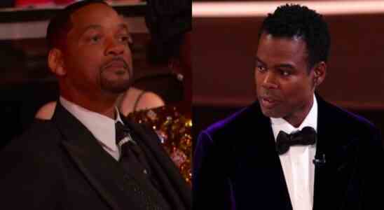 Will Smith and Chris Rock at the 94th Academy Awards