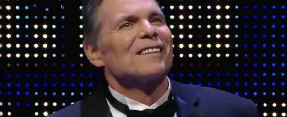Lanny Poffo at the WWE Hall of Fame Induction of Randy Savage