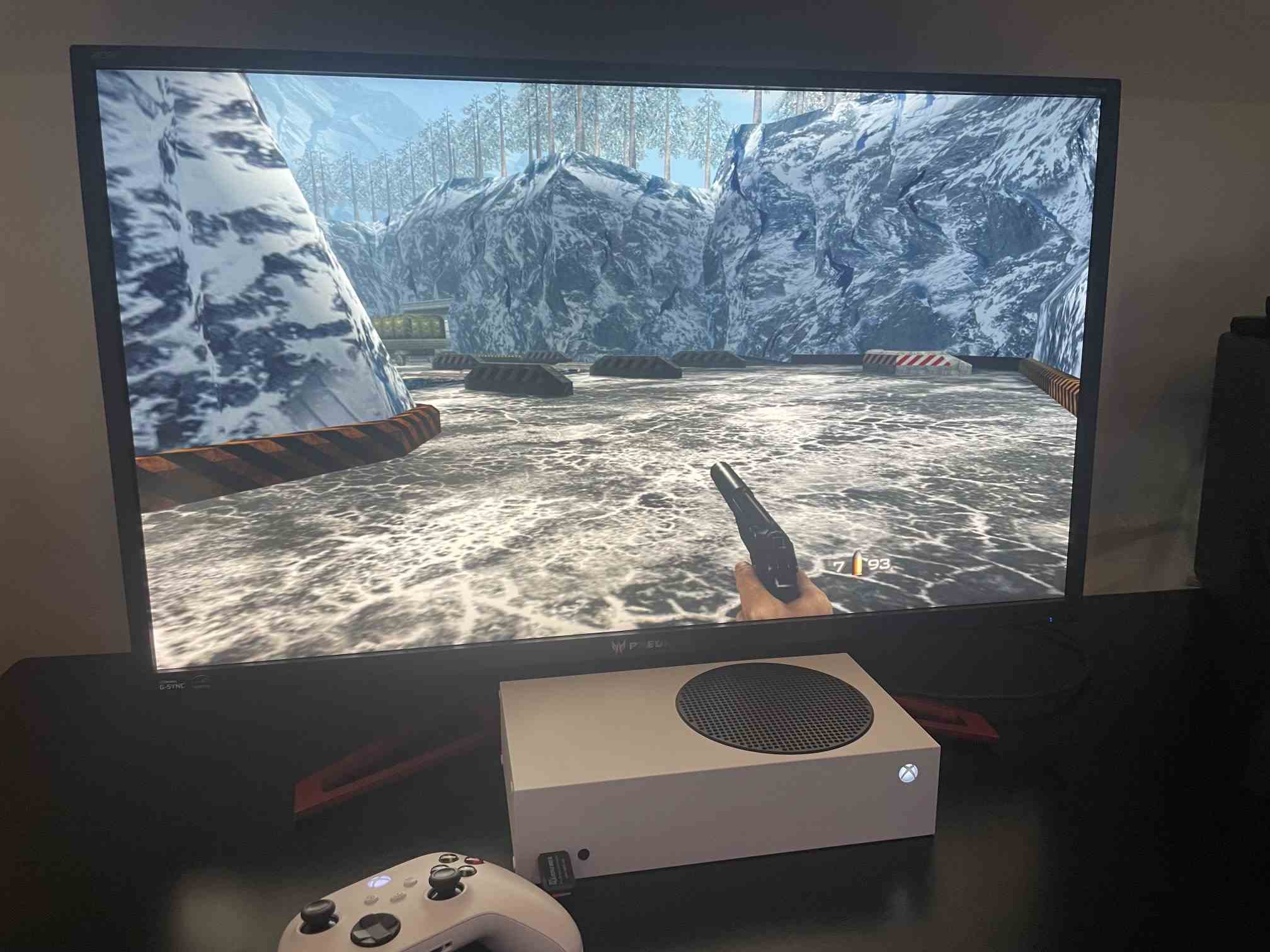 Goldeneye 007 fonctionnant sur Xbox Series X avec l'émulateur Xenia Xbox 360