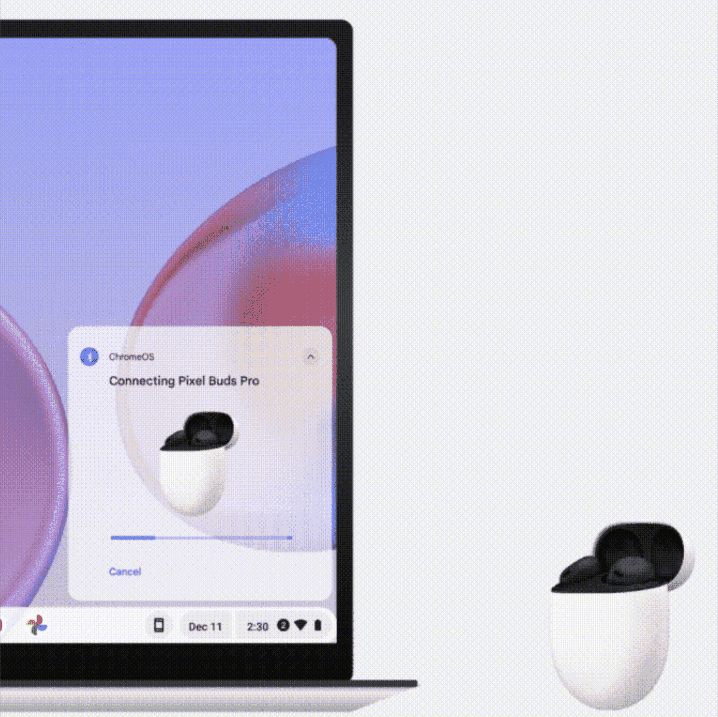 Technologie fastnpair de Google Chromebook