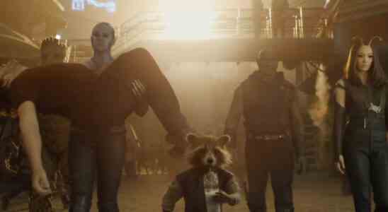 Guardians of the Galaxy Vol 3 official trailer Super Bowl Chris Pratt trilogy finale die death Nebula romance High Evolutionary