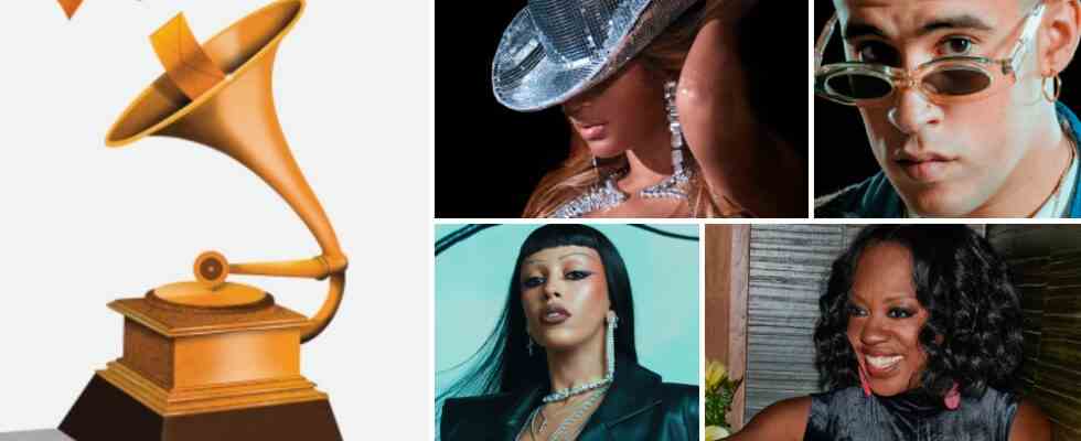Prédictions finales des Grammy Awards 2023 : Bad Bunny, Beyoncé et les EGOT possibles les plus populaires doivent être lus Inscrivez-vous aux newsletters Variety Plus de nos marques