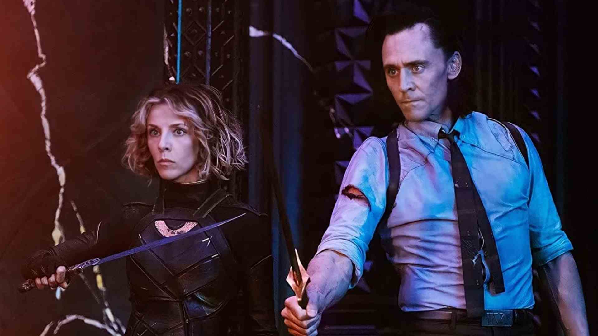 Sophia Di Martino et Tom Hiddleston dans Loki