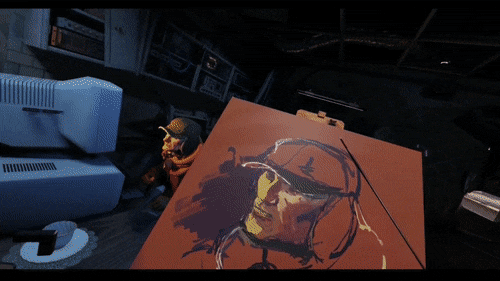 Regarder cet artiste glisser un chevalet dans Half-Life : Alyx me donne aussi envie d'être un peintre VR