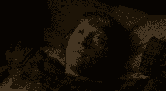 Rupert Grint as Ron in bed during Harry Potter 6