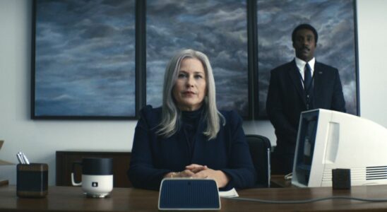 Patricia Arquette and Tramell Tillman in “Severance,” now streaming on Apple TV+.